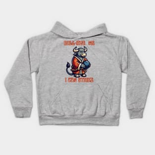 Bowling bull Kids Hoodie